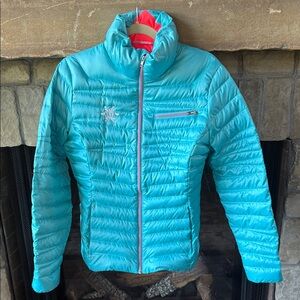 Spyder ALTA Gorgeous Women's Ski Jacket with coral Details. Medium Like New
